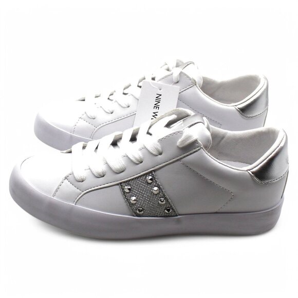 Nine West Women S Sneaks Lace-up Sneakers Women S Shoes - Picture 6 of 8